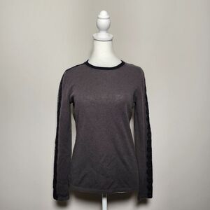 Neiman Marcus 100% Soft Plush Cashmere Whimsigoth Downtown Girl Pullover Sweater